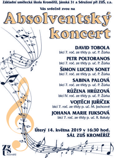Absolventský koncert 14. května 2019