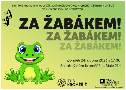 Představení ZA ŽABÁKEM! 24. 4. 2023