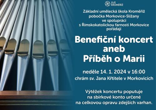 Benefiční koncert 14. 1. 2024 (pobočka Morkovice-Slížany)